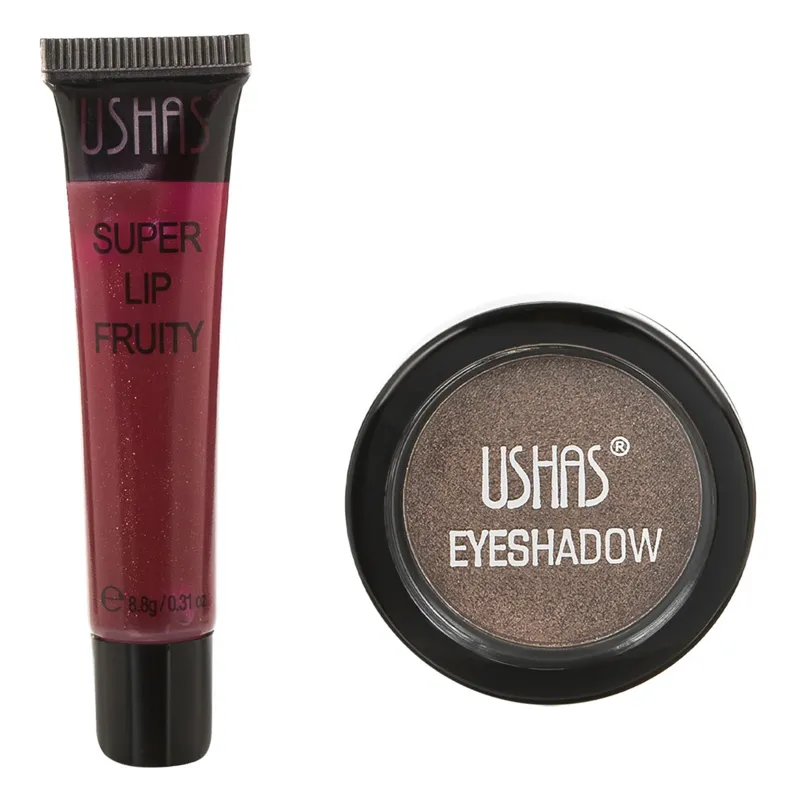 Set Cosmetice Luciu de Buze și Fard de Ochi Bronz pentru Sărbători