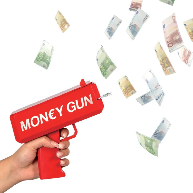 Pistol de lansat bani pentru petreceri
