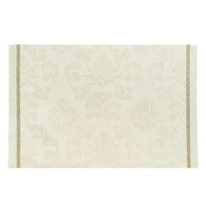 Suport pentru Farfurii Bej cu Model Baroc, 45x30cm