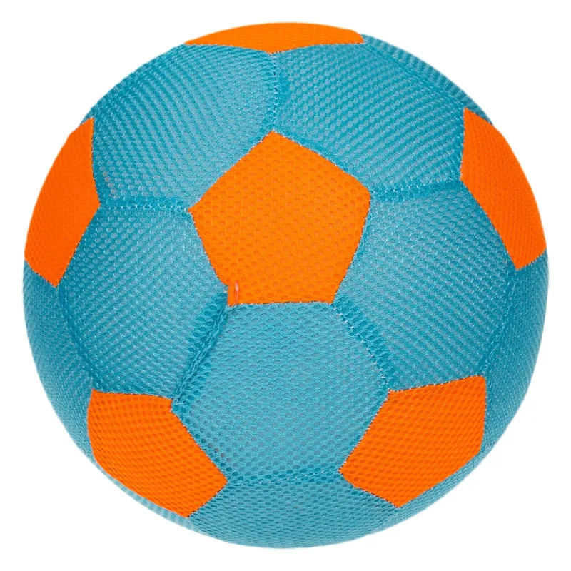 Minge textilă pentru fotbal de plajă, 22cm, Bleu-Portocalie