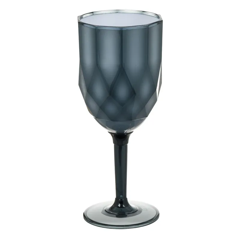 Pahar pentru vin din plastic cu model reliefat, capacitate 350 ml