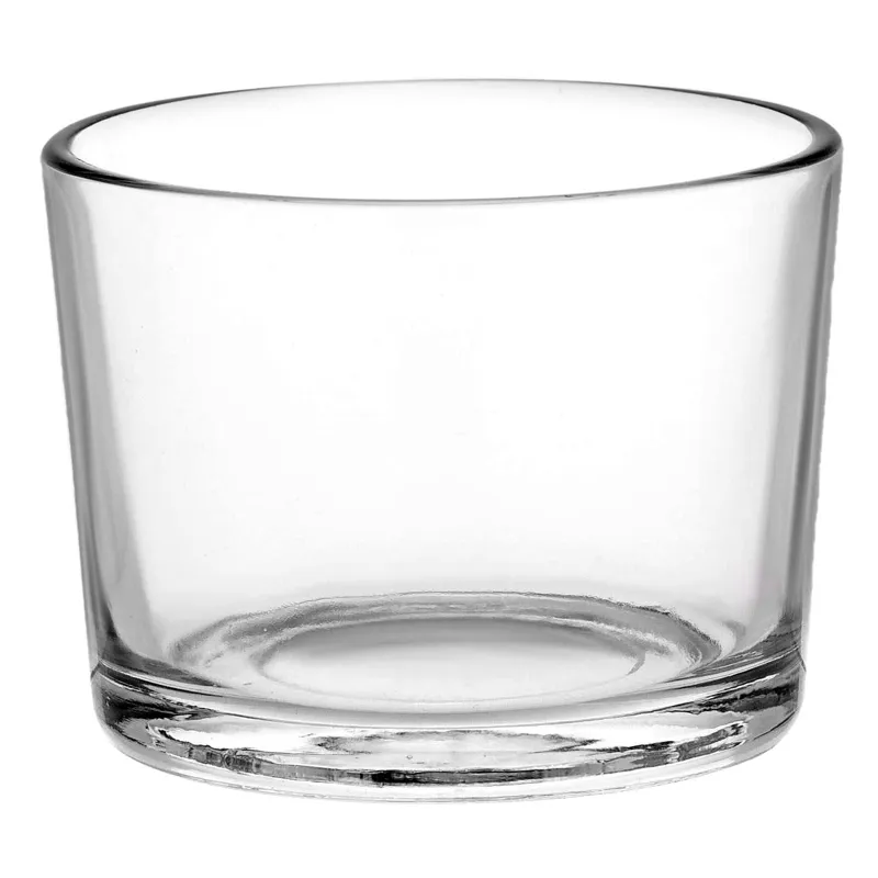 Bol din sticlă transparentă minimalistă pentru servire și depozitare