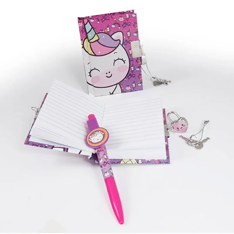 Set Agenda cu Pix & Lacat Unicorn - AS