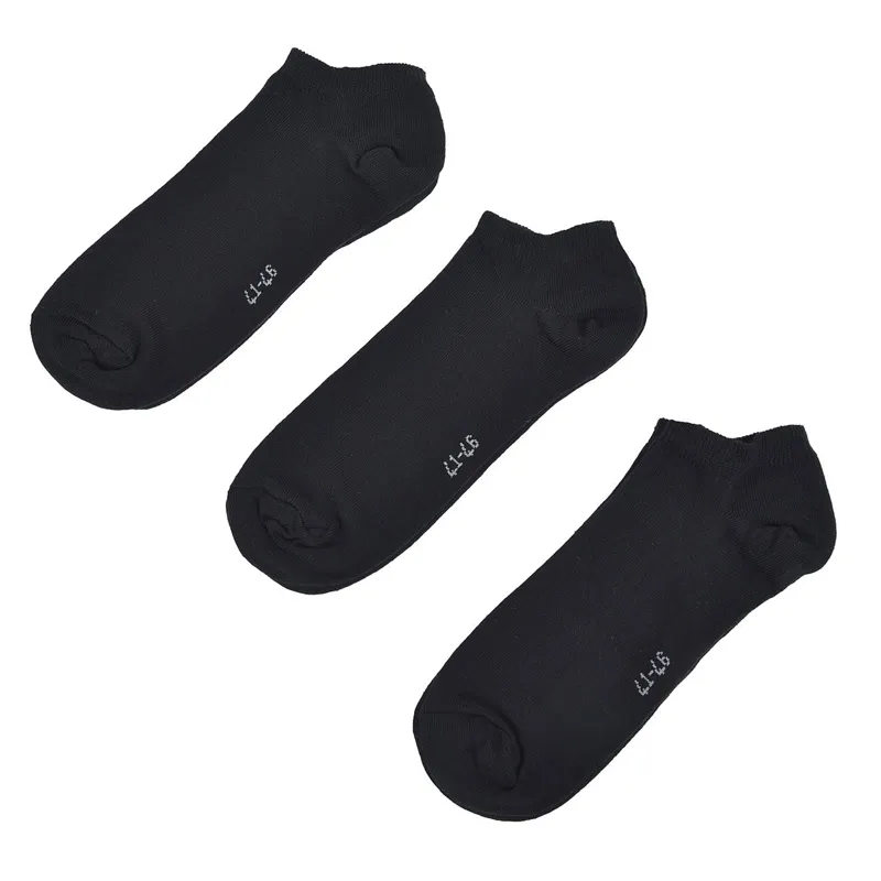 Șosete bărbați scurte din bumbac organic, set 3 perechi