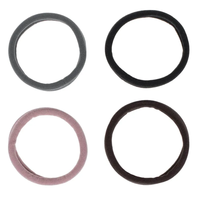 Elastice de păr frotte late XL, set de 4, culori asortate