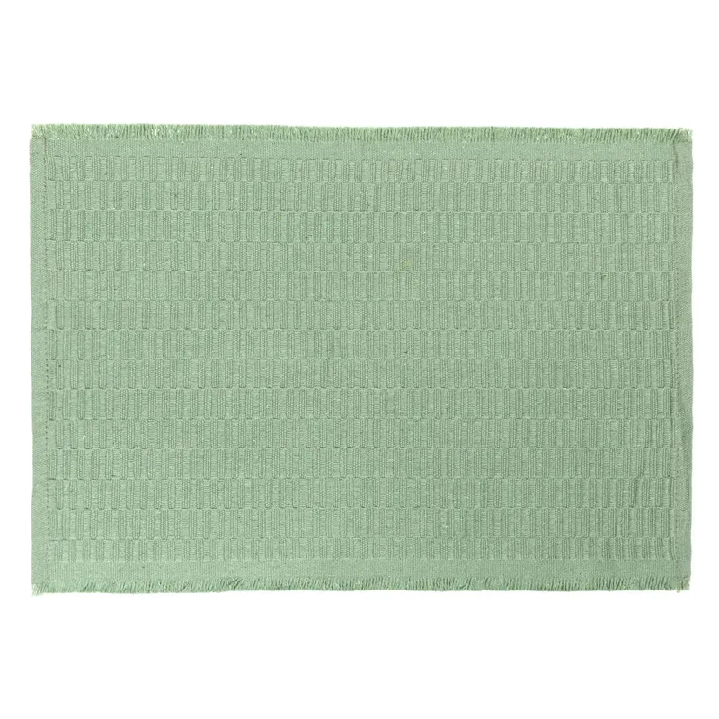 Suport Farfurii Verde Menta din Bumbac 42x30cm