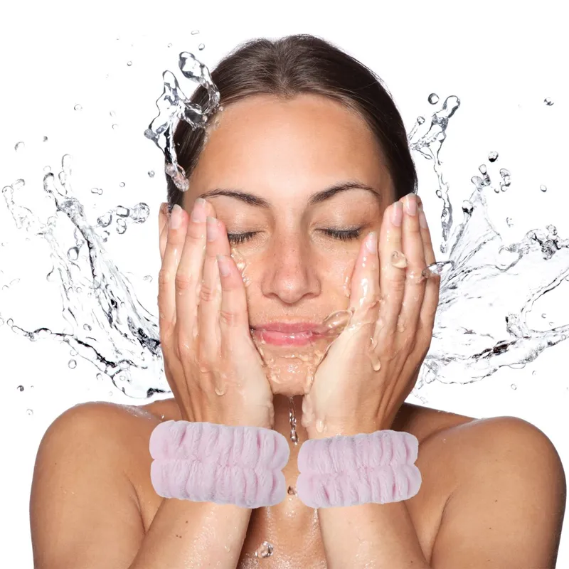 Bratari cosmetice pentru încheieturi, Culoare Roz, 1 Pereche