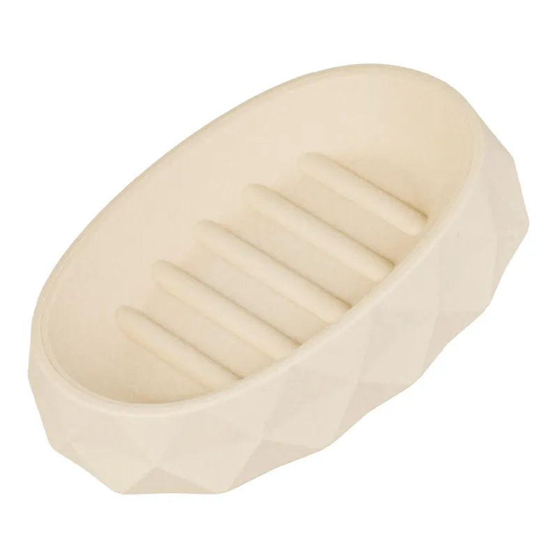 Dozator pentru săpun lichid, plastic, bej, model romb, 380 ml