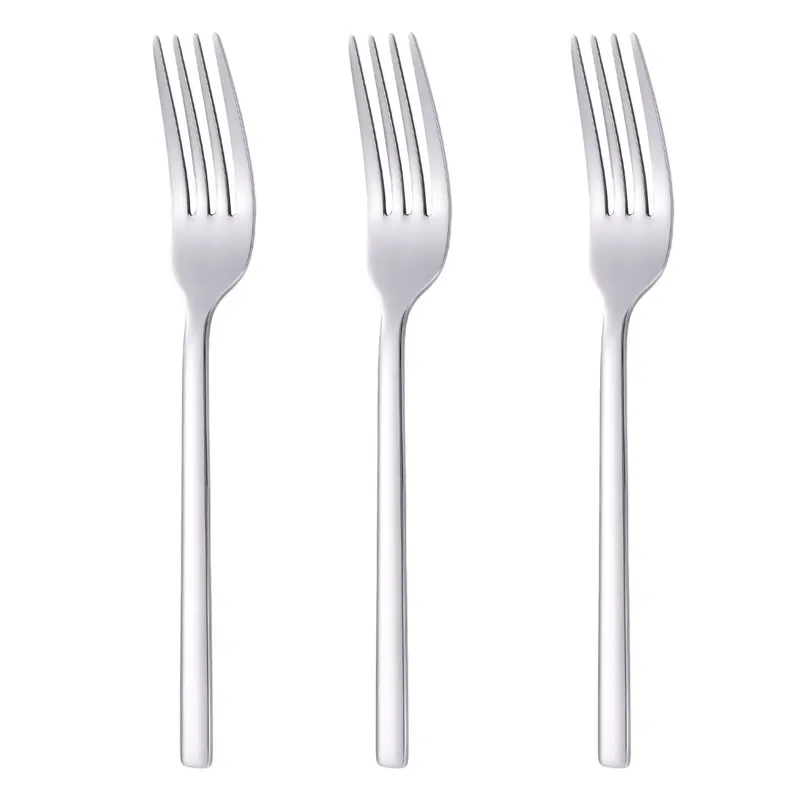 Set furculite otel inoxidabil argintiu 21 cm