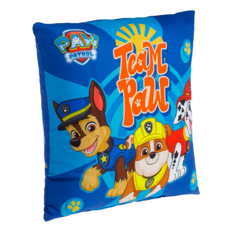 Pernă decorativă pentru copii Albastră cu imprimeu Paw Patrol