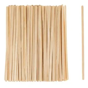Bețișoare subțiri din lemn natural pentru creații, 19x0,5 cm, 100 bucăți