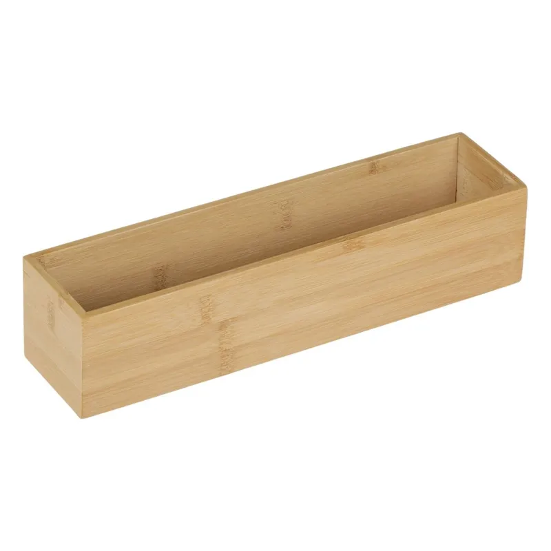 Cutie Organizare din Bambus Deschisa - Soluție Naturală și Funcțională