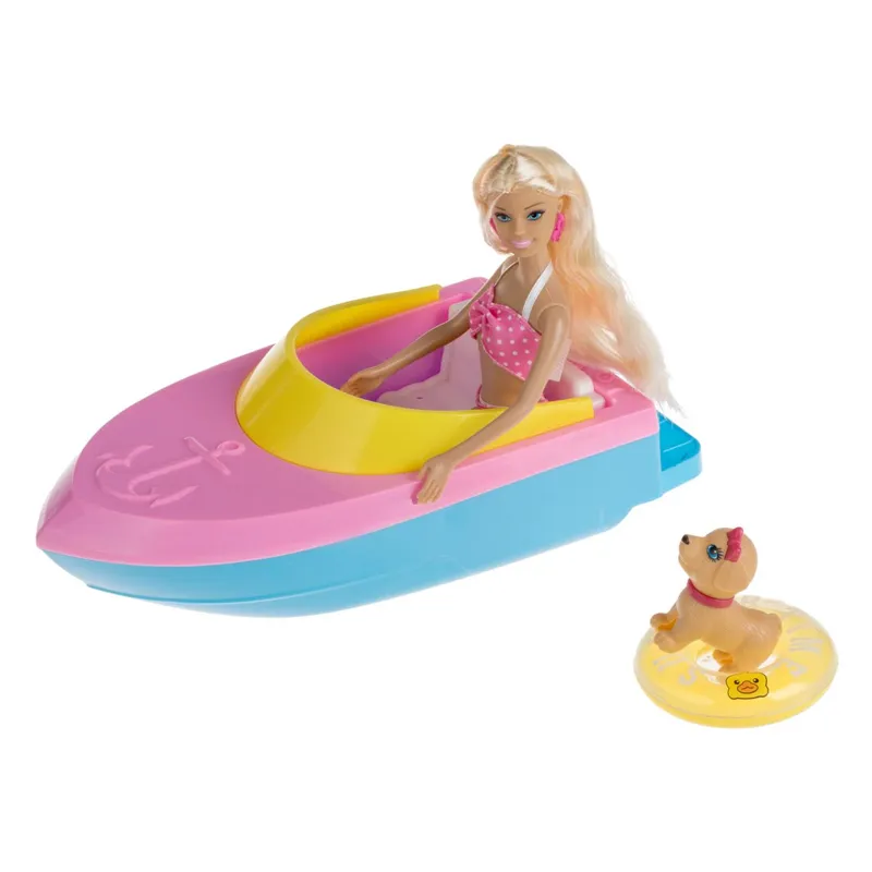 Set Păpușă Betty cu Costum de Baie și Accesorii, 3 Bucăți