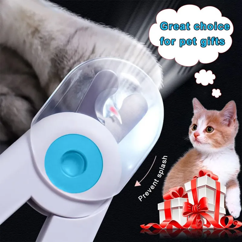 Unghiera cu Lumina LED pentru Animale de Companie, Albastru si Alb