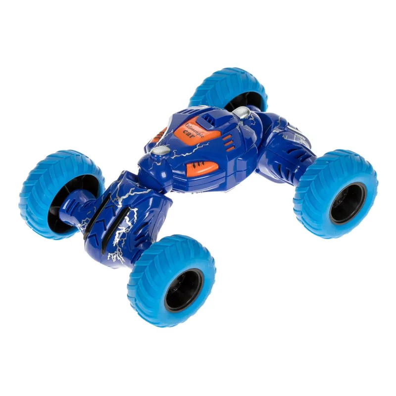 Mașină Stunt Action pentru Copii, Albastră, 14.5 cm