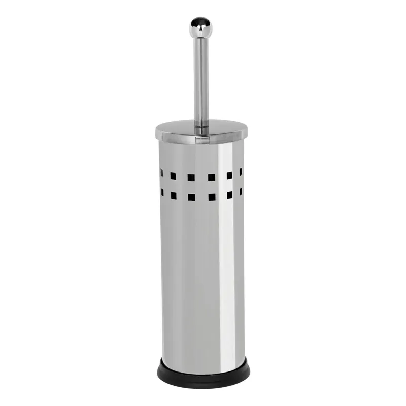Cos de gunoi metalic cu pedala si maner, 12L, argintiu, efect oglinda
