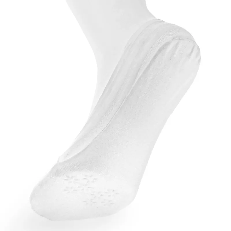 Șosete Balerini cu Gel și Plasă pentru Femei, Albe, 1 Pereche – poza 3