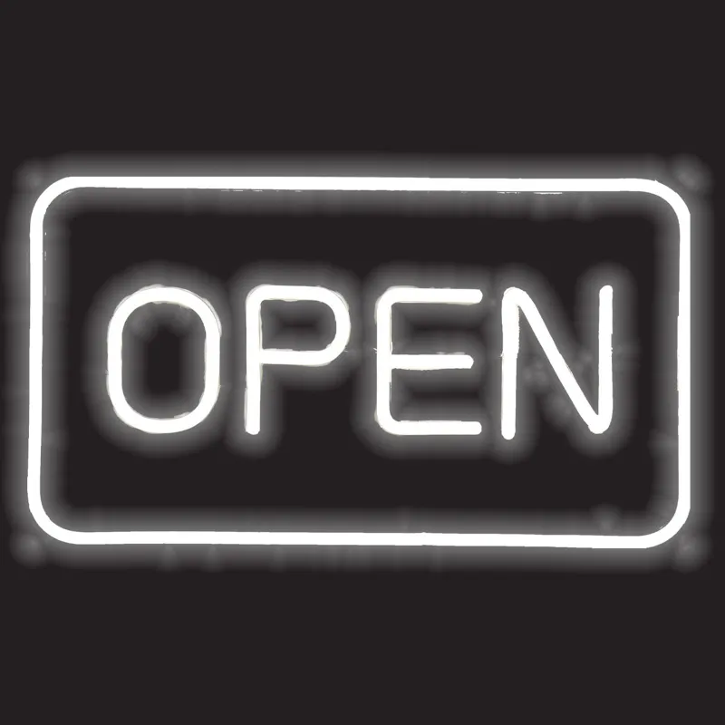 Lampa cu LED Neon, 41x23.5cm, Alb