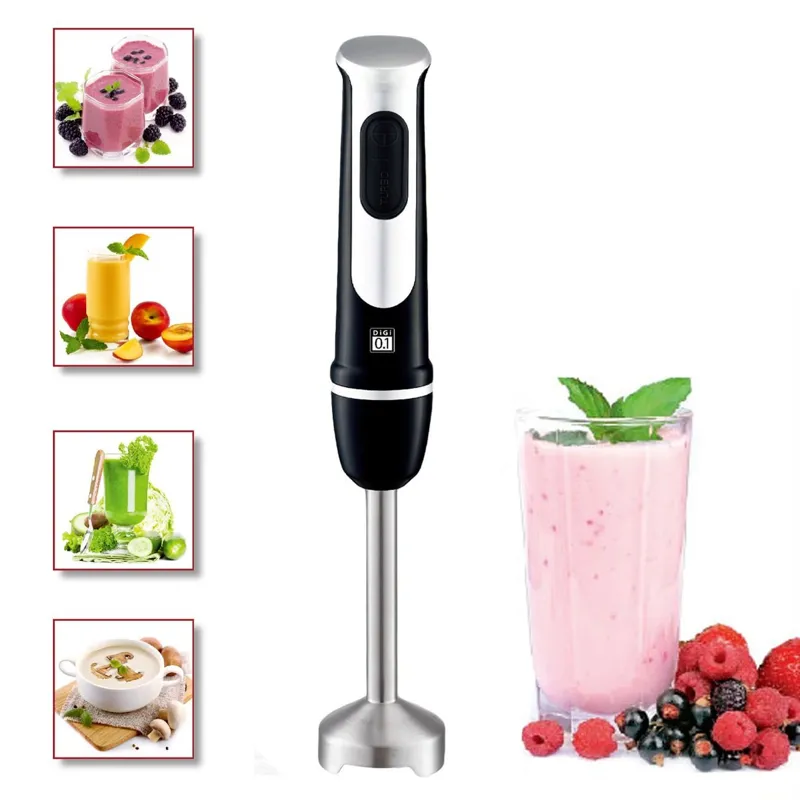Mixer vertical de mână 400W cu două viteze și picior din inox – poza 3