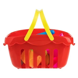Set Cos cu Forme de Nisip cu Model Inghetata Tarta - 8 piese – poza 3