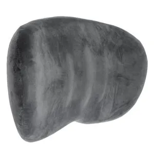 Pernă lombară ergonomică cu husă detașabilă gri, 40x27 cm