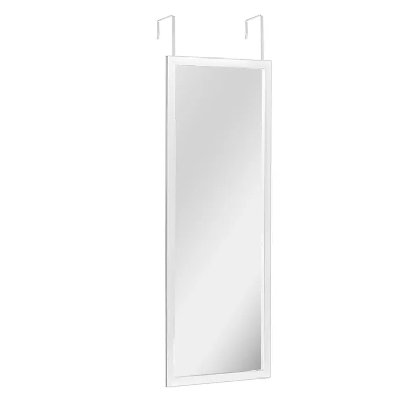 Oglindă cu cadru alb din lemn MDF pentru ușă, 30x90 cm – poza 2