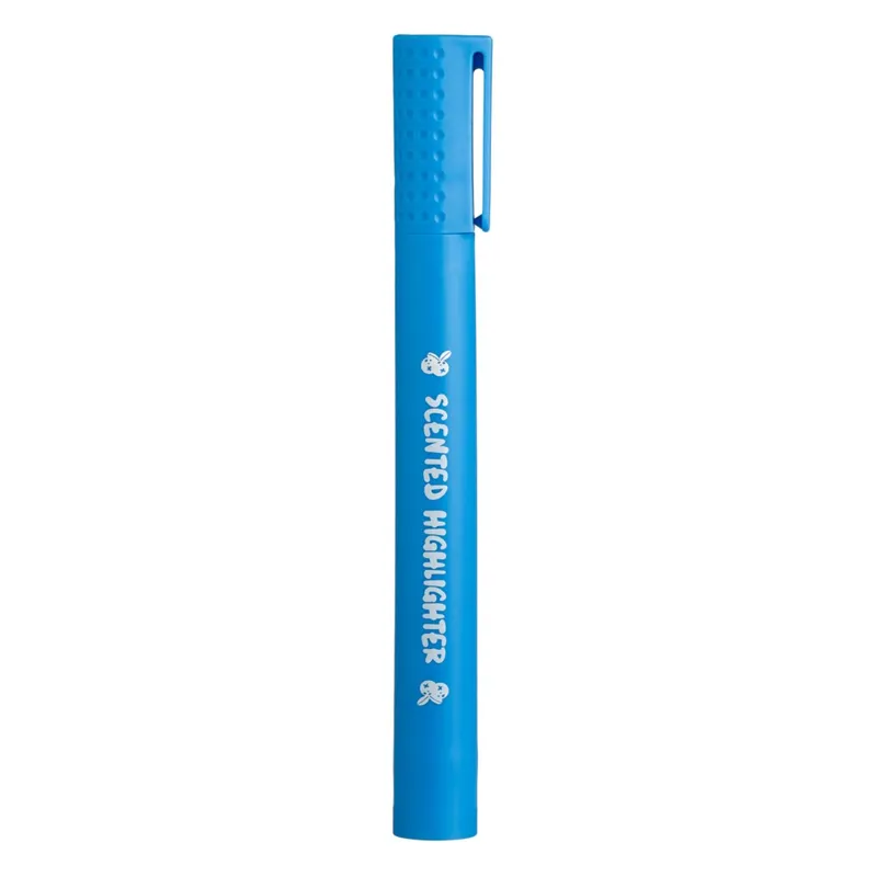 Evidențiator parfumat mare, albastru, cu aromă de afine, 23 cm