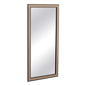 Oglindă de Perete cu Cadru MDF Maro Negru 60x120cm – poza 4
