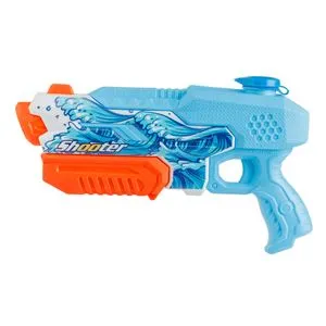 Pistol de apă cu model graffiti, 30 cm, albastru și portocaliu