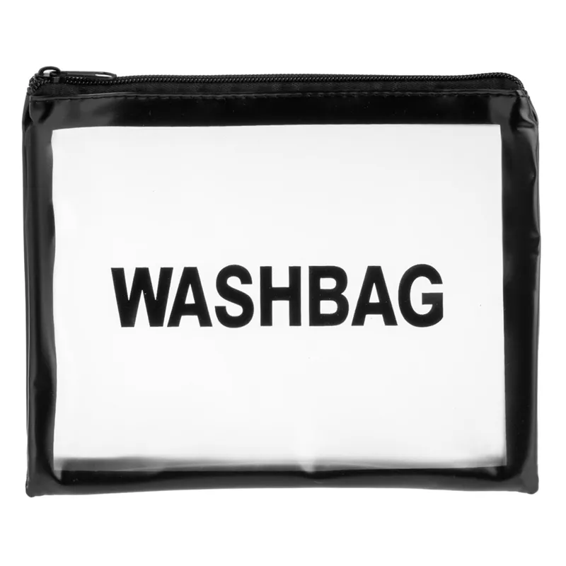 Portofard Transparent Washbag pentru Cosmetice