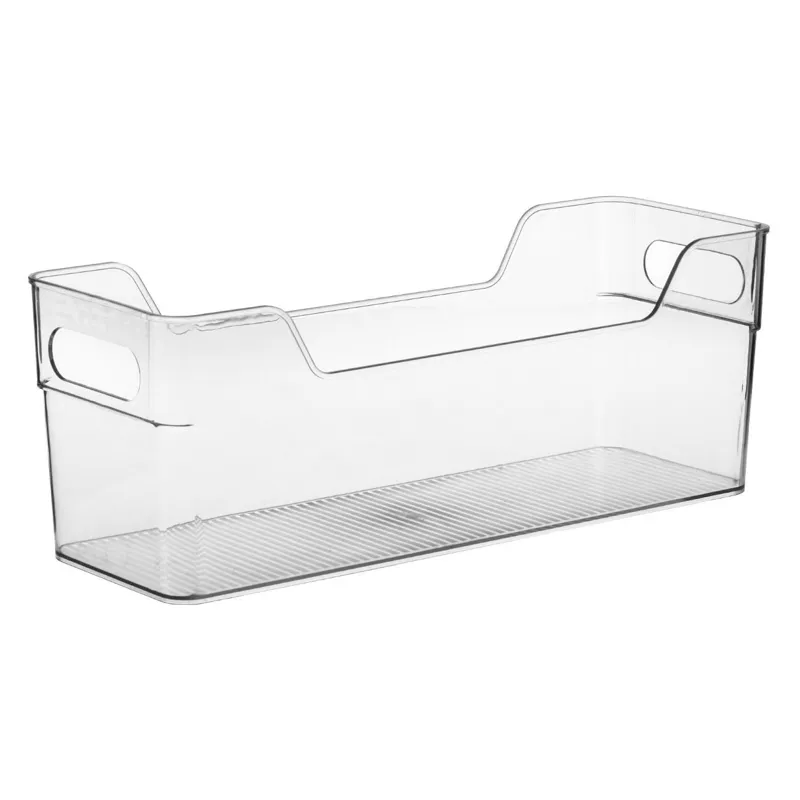 Cutie de depozitare din plastic transparent cu mâner, 5.2 L, stivuibilă