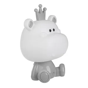 Lampă de veghe hipopotam cu 3 nivele de luminozitate, alimentare USB – poza 5