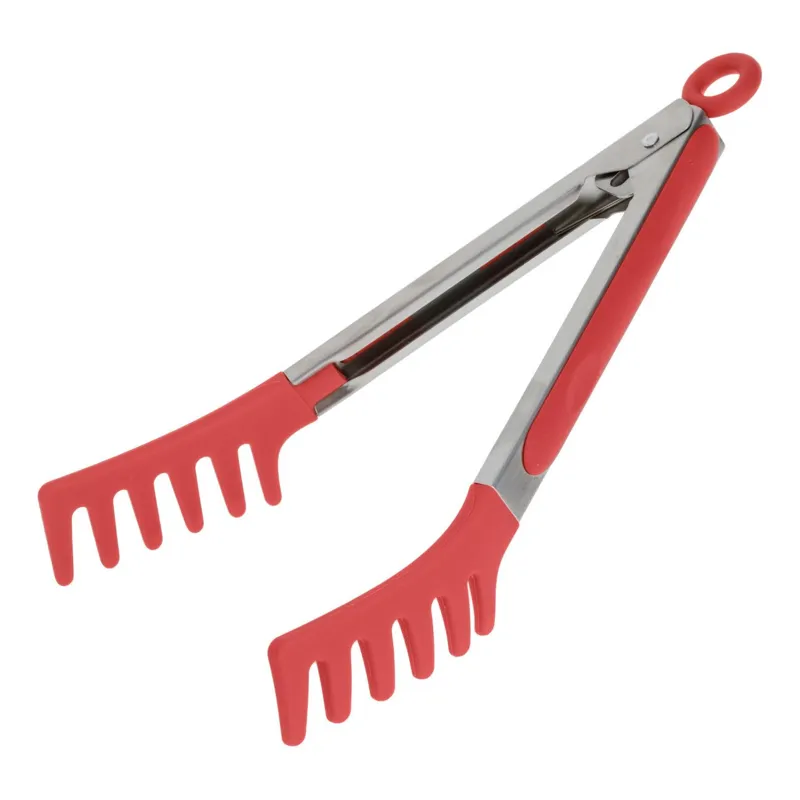 Cleste din Silicon cu Maner Metalic pentru Servit Paste Fainoase, 26cm