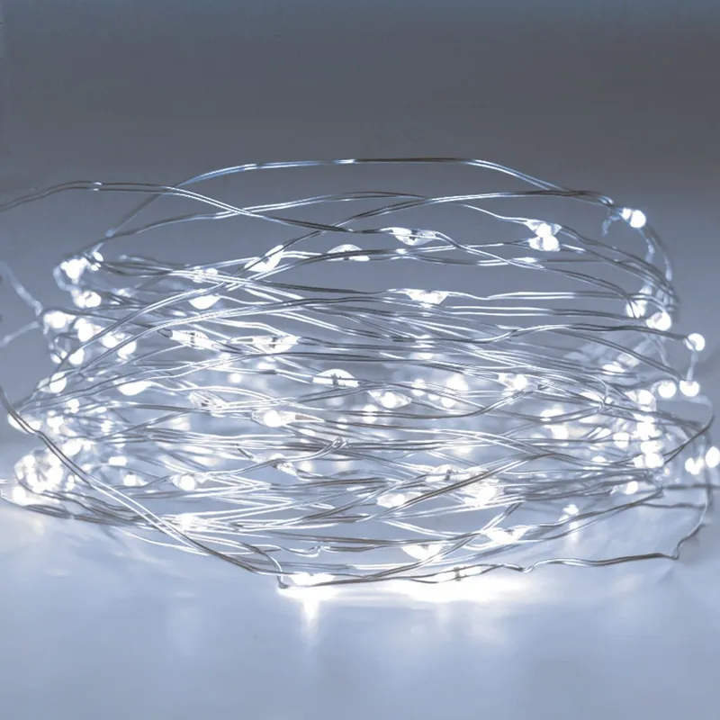 Instalație Lumini Solare LED Copper 200 Becuri Exterior IP44