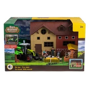 Set Ferma Tractor cu Accesorii, Sunet și Lumini