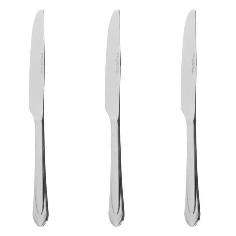 Set cuțite de masă din oțel inoxidabil 3 buc 23 cm