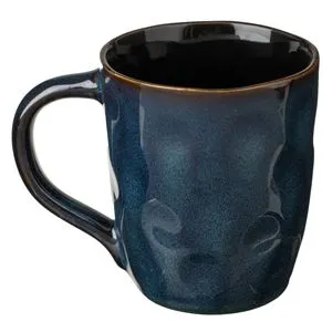 Cană ceramică cu model reliefat, 330ml