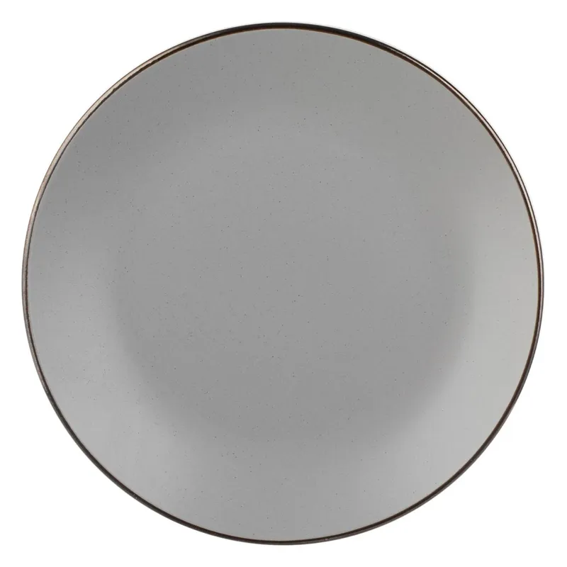 Farfurie Gri "Metallic" Ceramica 27cm