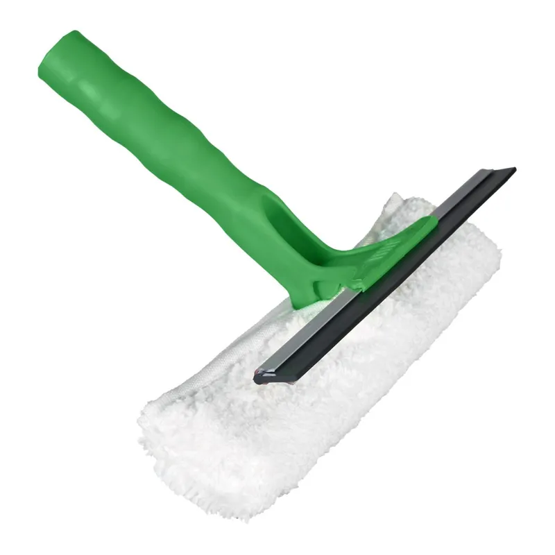 Ștergător 2 în 1 cu Lavetă din Microfibre pentru Geamuri, 25 cm