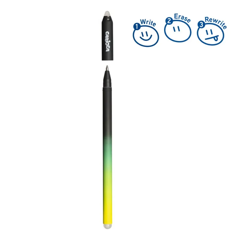 Pix cu cerneală neagră termosensibilă și radieră, Efect Degrade, 0.7mm