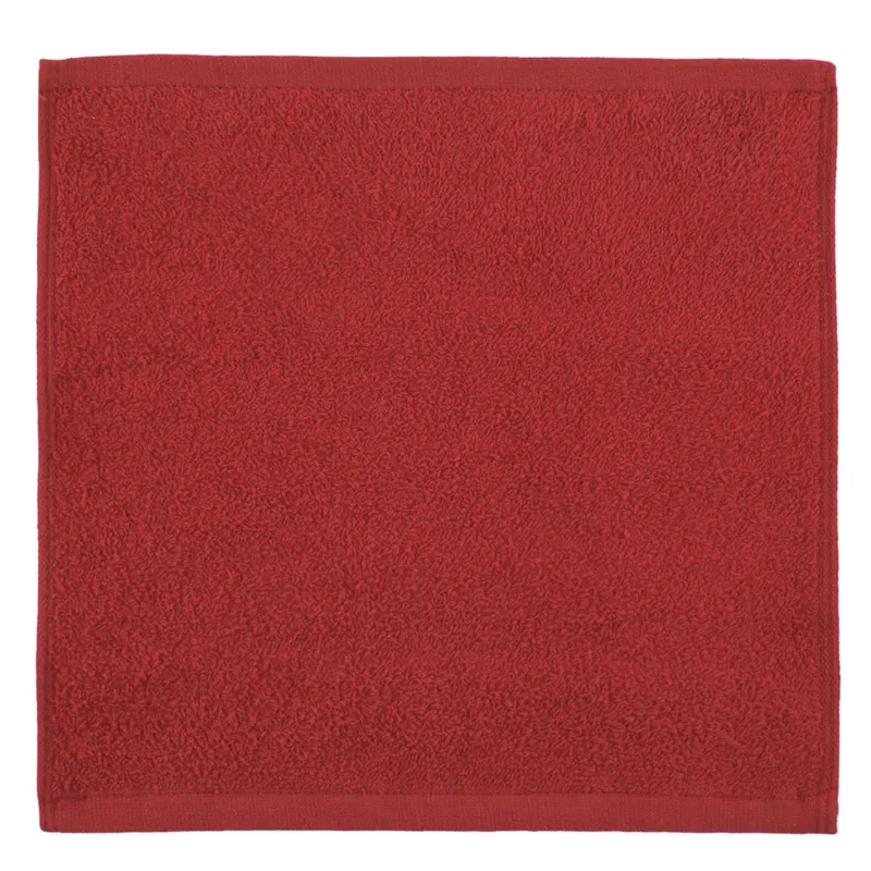Prosop de mâini din bumbac roșu 30x30cm pentru Crăciun