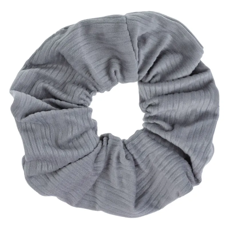Elastic de păr catifelat cu nervuri, Gri