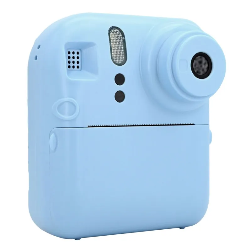 Aparat foto instant pentru copii cu imprimare și video, albastru – poza 3