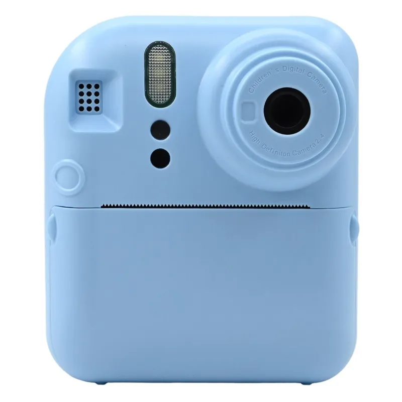 Aparat foto instant pentru copii cu imprimare și video, albastru – poza 5