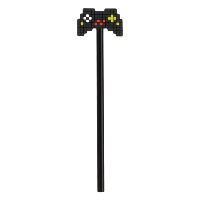 Creion cu Topper Control Game, Negru, 19 cm