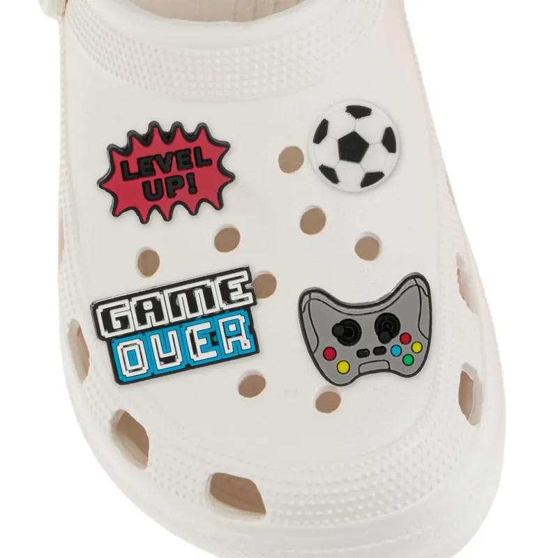 Set accesorii decorativi pentru saboți, 4 buc, tematică gaming
