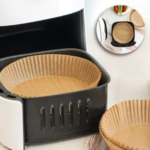 Hârtie de copt rotundă pentru Air Fryer, Ø23x4.5cm, 20 buc