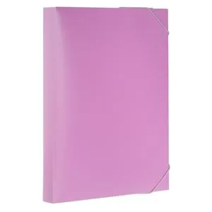 Mapa cu elastic, Lila, 25x3.3x33cm