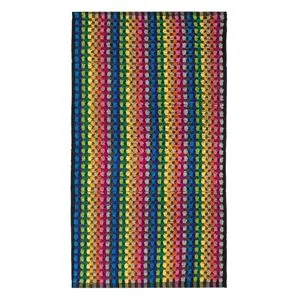 Prosop de bucătărie din bumbac, în carouri multicolore, 35x60 cm