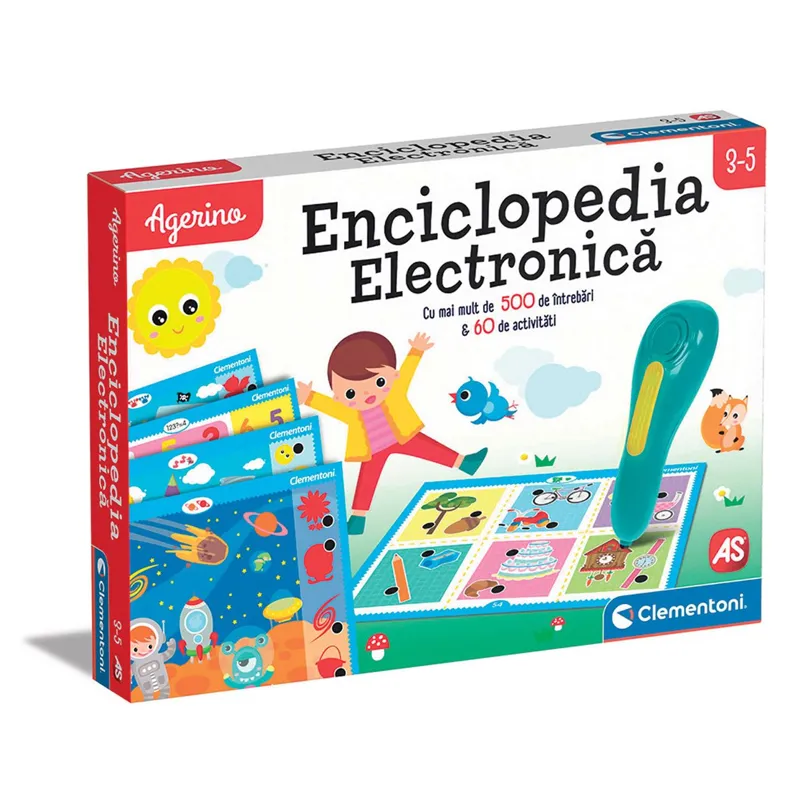 Joc educativ cu pix electronic, 60 de activitati, Multicolor